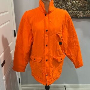 GunFlint Blaze Florescent Orange Hunting‎ Insulated Jacket. Size L